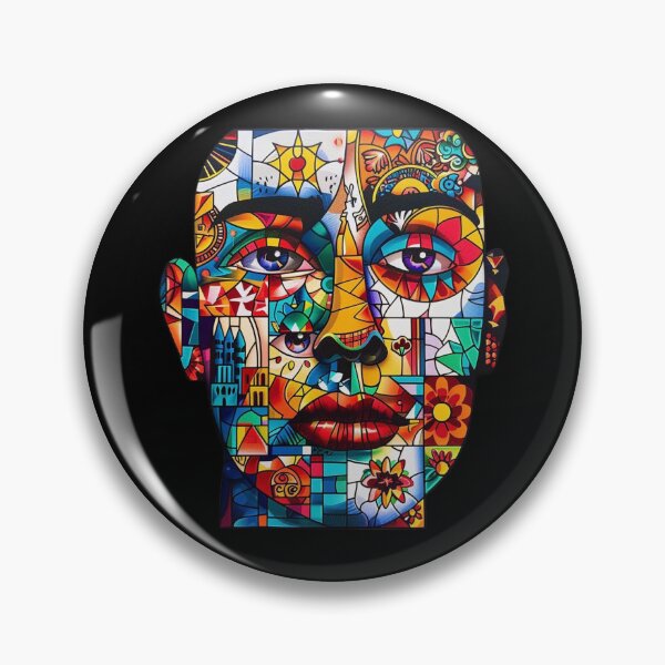 Item preview, Abstract Motif Face designed and sold by Myra365Art.