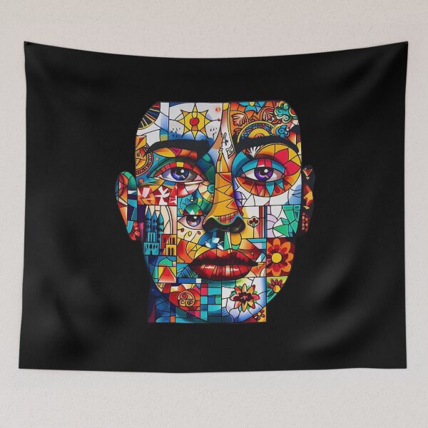 Item preview, Abstract Motif Face designed and sold by Myra365Art.
