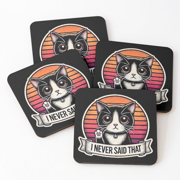 Item preview, I Never Said That Cat designed and sold by plushism.