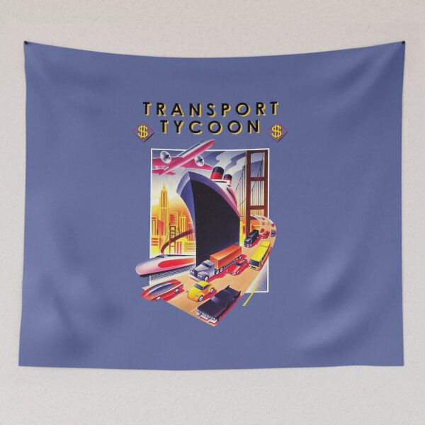 Item preview, Transport Tycoon Game Cover designed and sold by Retr0Tshirts.