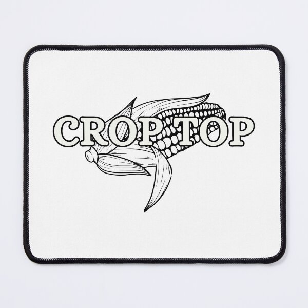 Item preview, crop top- funny corn designed and sold by miriamyk.