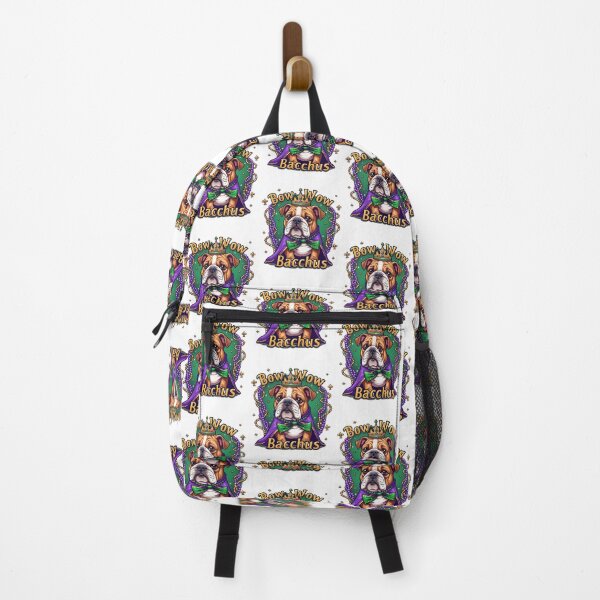 Item preview, Mardi Gras Bow Wow Bacchus Bulldog designed and sold by Blok45.
