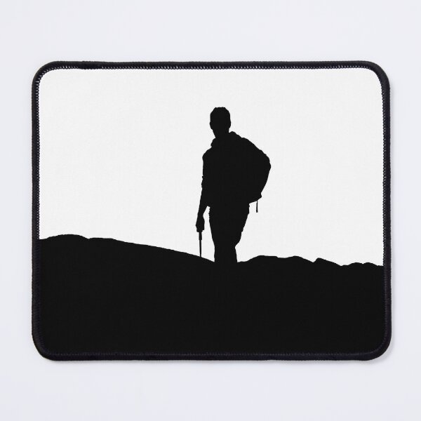 Item preview, Silhouette of a Man on a Hill designed and sold by Pixel Press Prints.