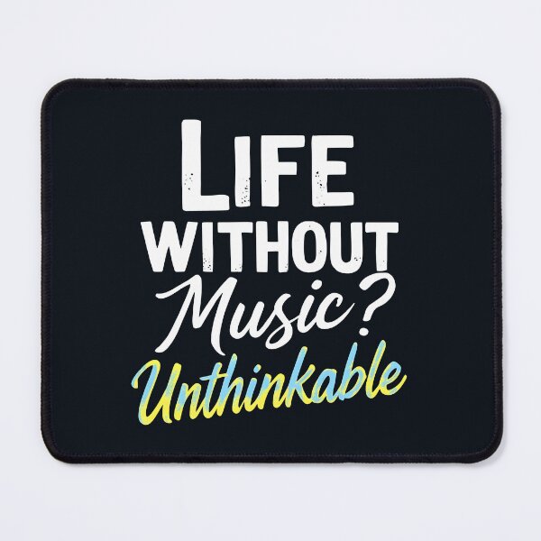 Item preview, Life Without Music? Unthinkable designed and sold by Jollys-ArtShop.
