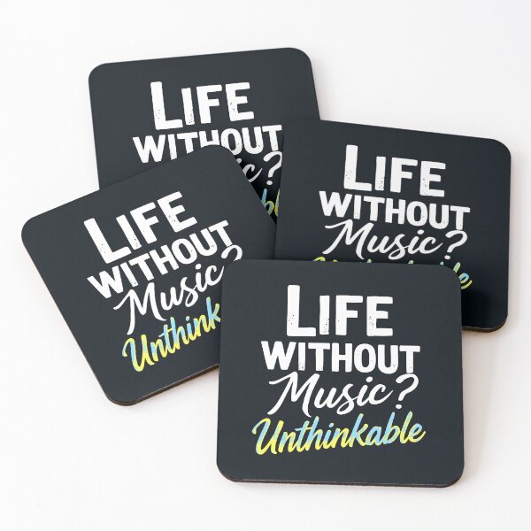 Item preview, Life Without Music? Unthinkable designed and sold by Jollys-ArtShop.