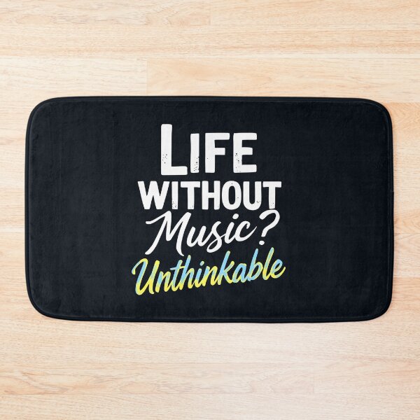 Item preview, Life Without Music? Unthinkable designed and sold by Jollys-ArtShop.