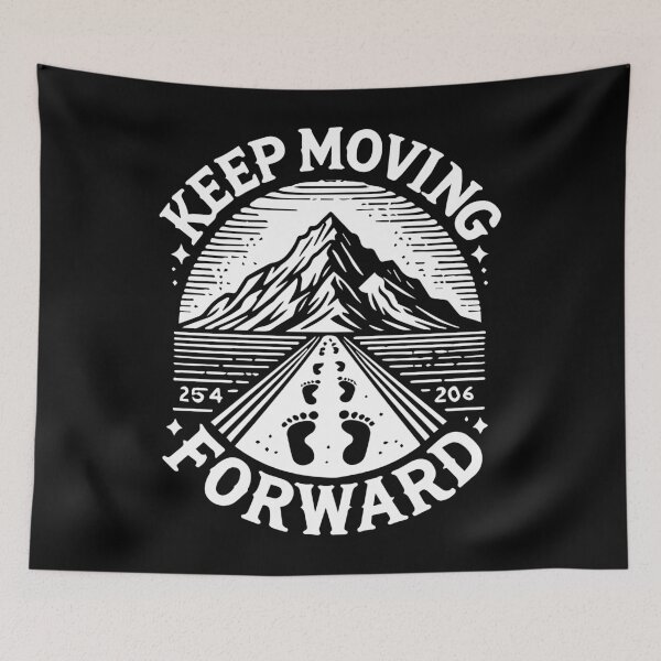 Item preview, Keep Moving Forward - Motivational Design for Success White version designed and sold by Yehia-Massoud.