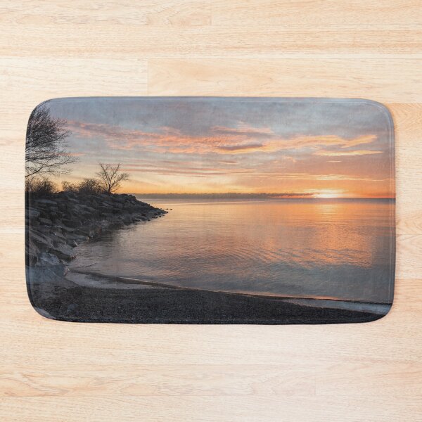 Item preview, Glorious Winter Sunrise on the Lakeshore designed and sold by Georgia Mizuleva.