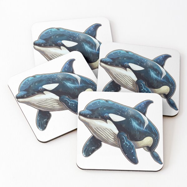 Item preview, blue whale designed and sold by Stickermagician.