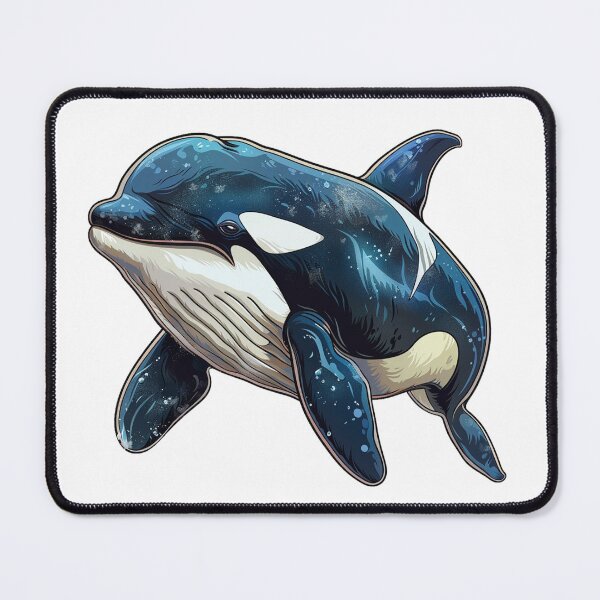 Item preview, blue whale designed and sold by Stickermagician.