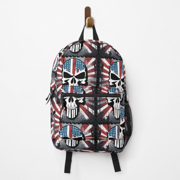 Item preview, Patriotic Skull American Flag designed and sold by FroggyFly Designs.