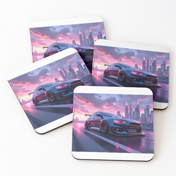 Item preview, Mitsubishi Evo IX on the highway – performance and style in the morning. designed and sold by Salimgor Hangaround Music.
