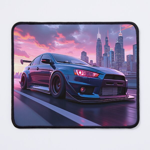 Item preview, Mitsubishi Evo IX on the highway – performance and style in the morning. designed and sold by Salimgor Hangaround Music.
