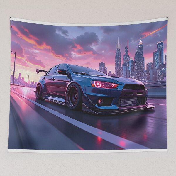 Item preview, Mitsubishi Evo IX on the highway – performance and style in the morning. designed and sold by Salimgor Hangaround Music.