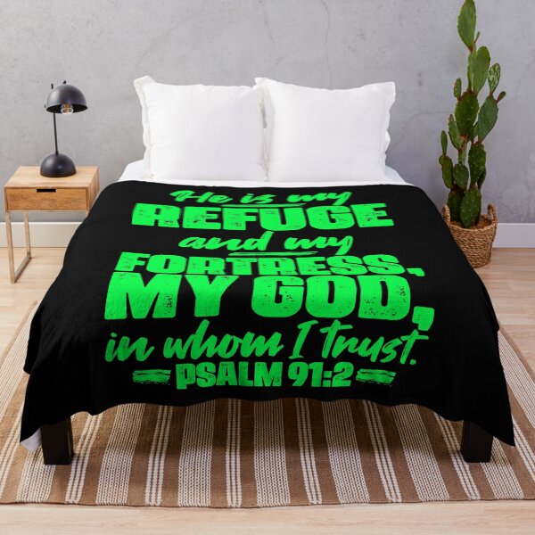 Item preview, Psalm 91:2 He Is My Refuge And My Fortress designed and sold by plushism.