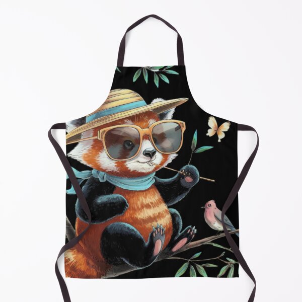 Item preview, Funny Red panda in a hat designed and sold by DamioPolArt.
