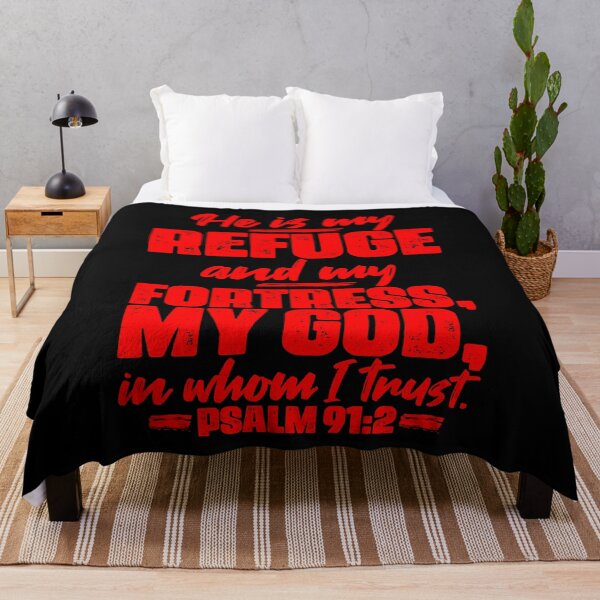 Item preview, Psalm 91:2 He Is My Refuge And My Fortress designed and sold by plushism.