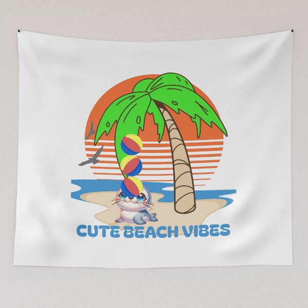 Item preview, CUTE BEACH VIBES designed and sold by AJCIShop.