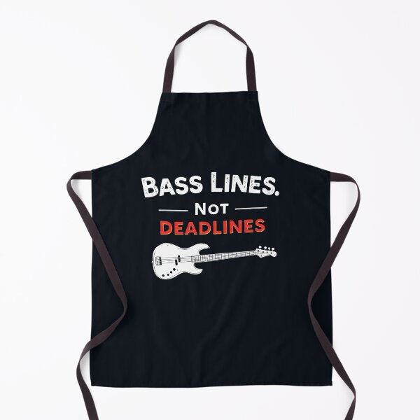 Item preview, Bass Lines, Not Deadlines: Bass Guitar designed and sold by Jollys-ArtShop.