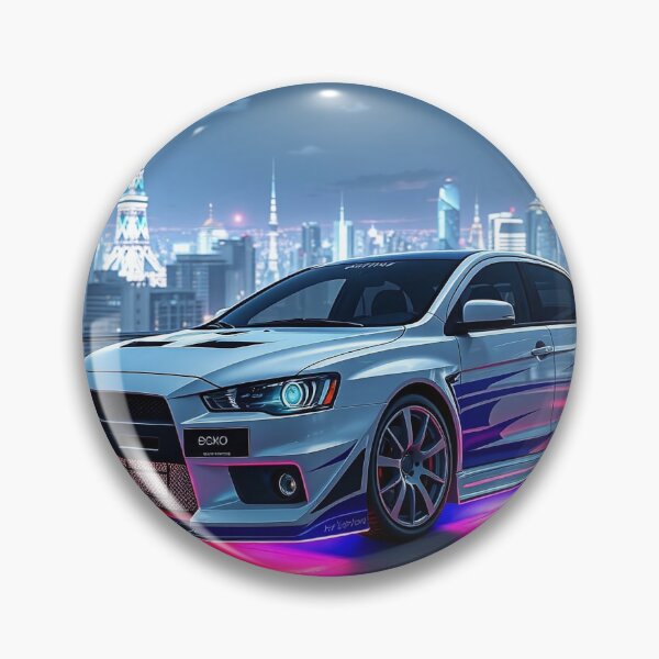 Item preview, Anime/Manga Art: Mitsubishi Evo IX with Woman and Neon Lights designed and sold by Salimgor Hangaround Music.