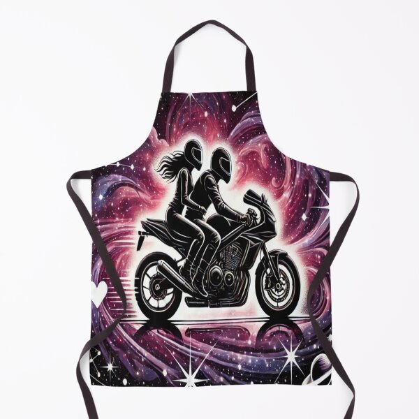 Item preview, LOVE COUPLE ON MOTORBIKE- GALAXY RIDE  designed and sold by Rajasekar.