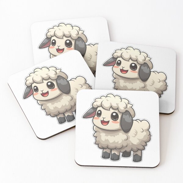 Item preview, Cute cartoon sheep designed and sold by Stickermagician.