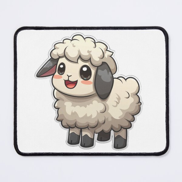 Item preview, Cute cartoon sheep designed and sold by Stickermagician.