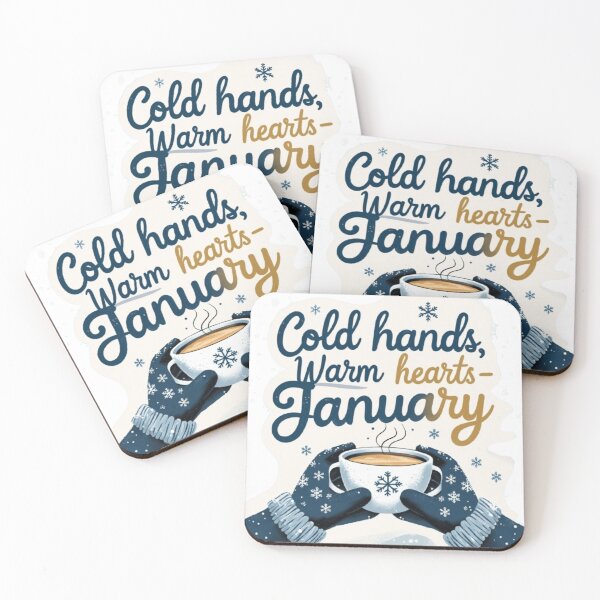 Item preview, Cold hands, warm hearts – welcome January Quote designed and sold by Life Quotes.