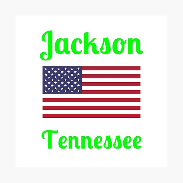 Item preview, Jackson Tennessee - Stylish Prints, designed and sold by Fleetwood1994.