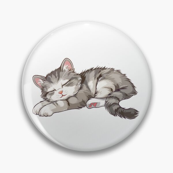 Item preview, Cute cartoon kitten designed and sold by Stickermagician.