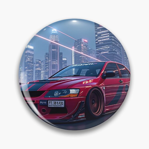 Item preview, Red tuned Mitsubishi Evo IX on the highway designed and sold by Salimgor Hangaround Music.