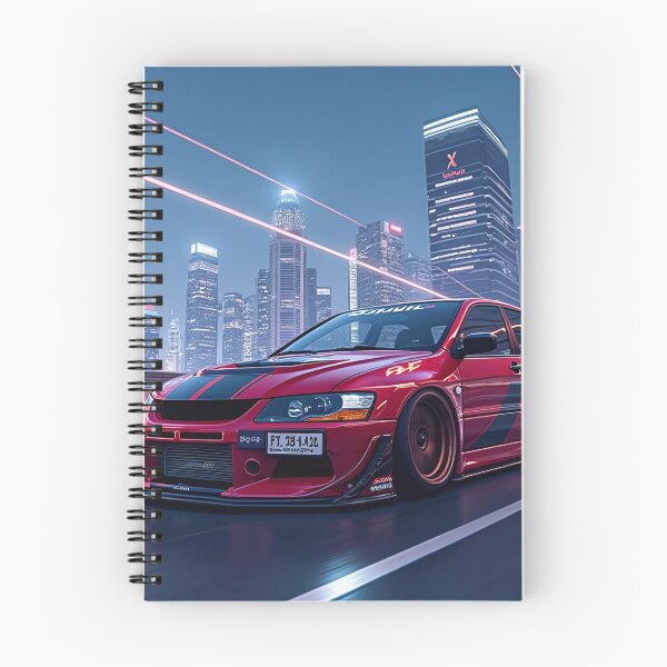 Item preview, Red tuned Mitsubishi Evo IX on the highway designed and sold by Salimgor Hangaround Music.