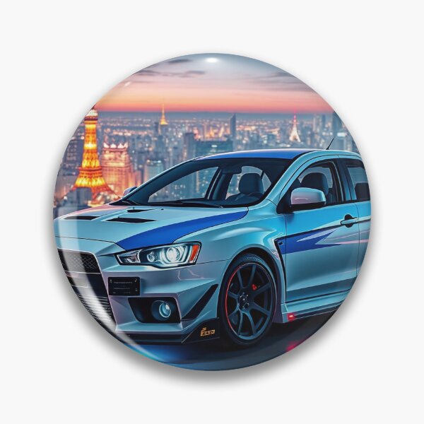 Item preview, Mitsubishi Evo IX on the parking garage – Blue Neon Lights designed and sold by Salimgor Hangaround Music.