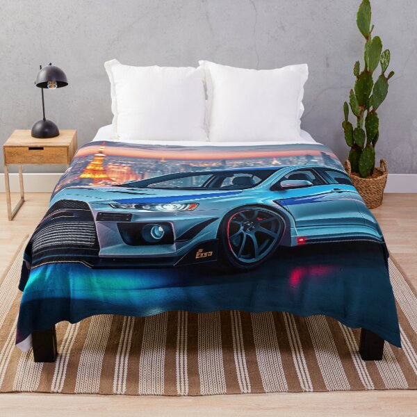 Item preview, Mitsubishi Evo IX on the parking garage – Blue Neon Lights designed and sold by Salimgor Hangaround Music.