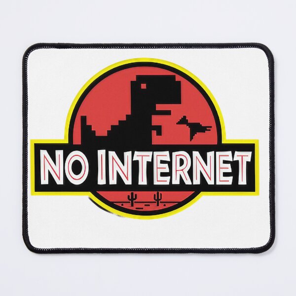Item preview, No internet Jurassic 404 Error designed and sold by LuizSilva1983.
