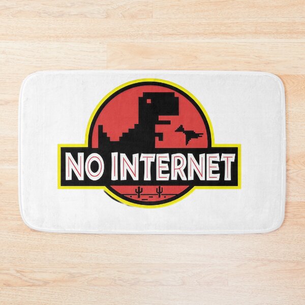 Item preview, No internet Jurassic 404 Error designed and sold by LuizSilva1983.