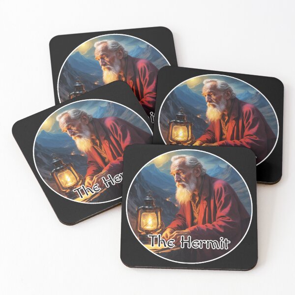 Item preview, Major Arcana Tarot Cards - The Hermit Master with Vintage Lantern designed and sold by Pixel Waite.
