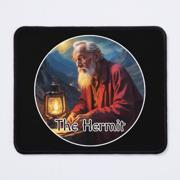 Item preview, Major Arcana Tarot Cards - The Hermit Master with Vintage Lantern designed and sold by Pixel Waite.
