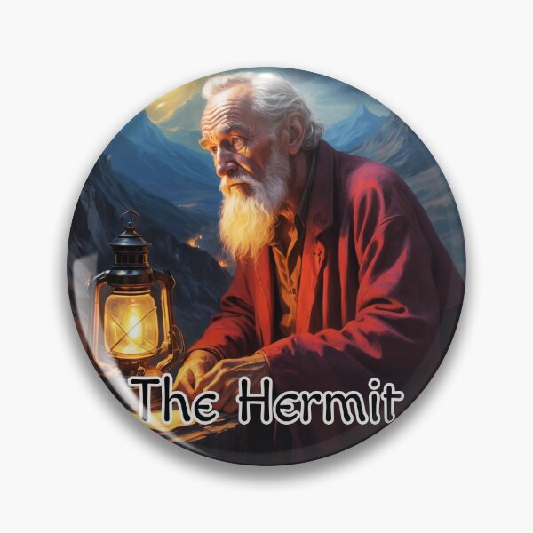 Item preview, Major Arcana Tarot Cards - The Hermit Master with Vintage Lantern designed and sold by Pixel Waite.