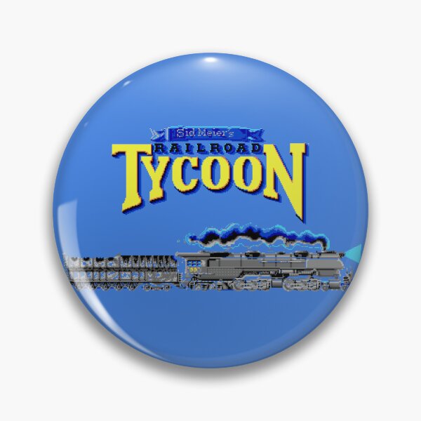 Artikelvorschau, Eisenbahn-Tycoon-Spiel entworfen und verkauft von Retr0Tshirts.