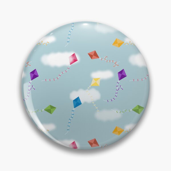 Item preview, Cute Multicolored Flying Kites Kids Pattern designed and sold by idovedesign.