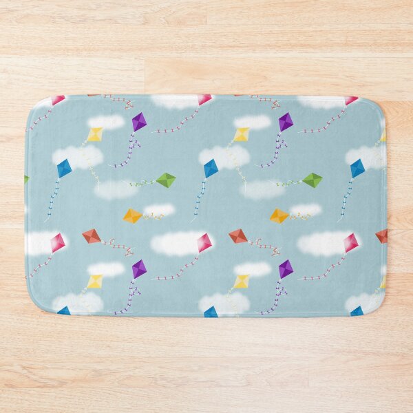 Item preview, Cute Multicolored Flying Kites Kids Pattern designed and sold by idovedesign.