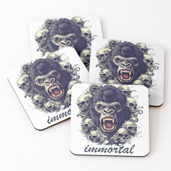 Item preview, Fierce Immortal Gorilla Artwork – Bold Statement Design designed and sold by Abderraim12.