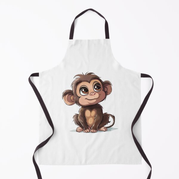 Item preview, Cute cartoon monkey designed and sold by Stickermagician.