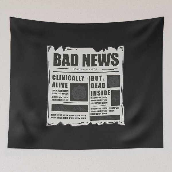 Item preview, Bad News designed and sold by Shopyflu.