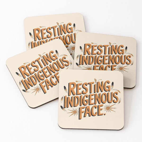 Item preview, Resting Indigenous Face designed and sold by AniArtPL.