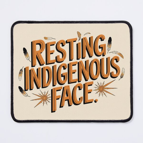 Item preview, Resting Indigenous Face designed and sold by AniArtPL.