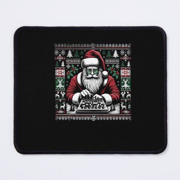 Item preview, Christmas Santa Playing Chess Ugly Christmas Xmas designed and sold by Dressed For Duty.