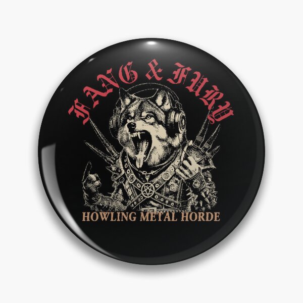 Artikelvorschau, Fang & Fury: Heulende Metallhorde entworfen und verkauft von Syahrasi.