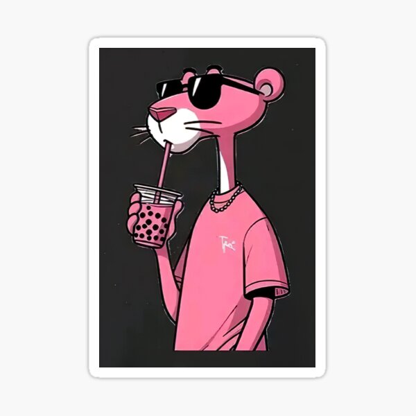 Artikel-Vorschau von Stylischer rosa Panther , designt und verkauft von 54EMILIEN54.